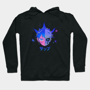 Skull Goth (transparent) Hoodie